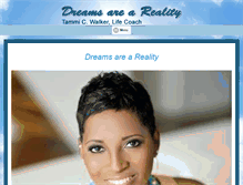 Tablet Screenshot of dreamsareareality.com